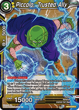 Piccolo, Trusted Ally (Common) (BT13-104) [Supreme Rivalry] | Cracking-Singles