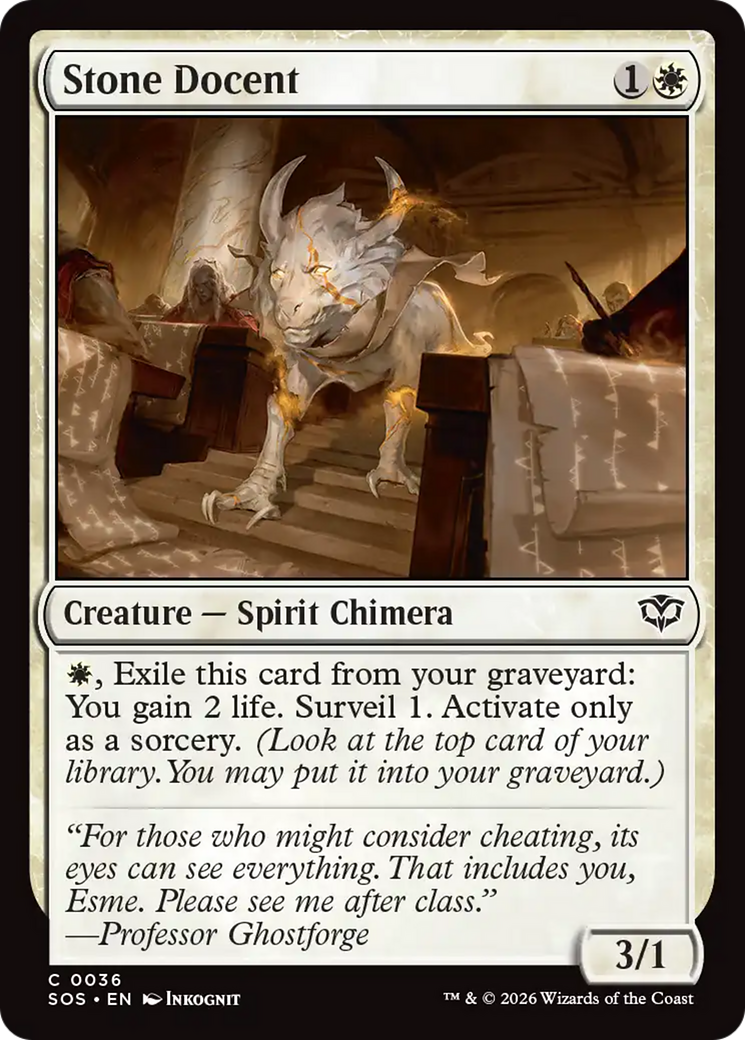 Stone Docent [Secrets of Strixhaven] | Cracking-Singles