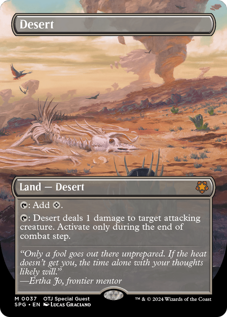 Desert (Borderless) [Outlaws of Thunder Junction Special Guests] | Cracking-Singles