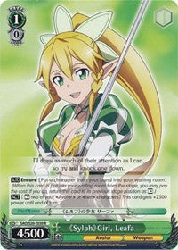 Sylph Girl, Leafa (SAO/S20-E030 R) [Sword Art Online] | Cracking-Singles