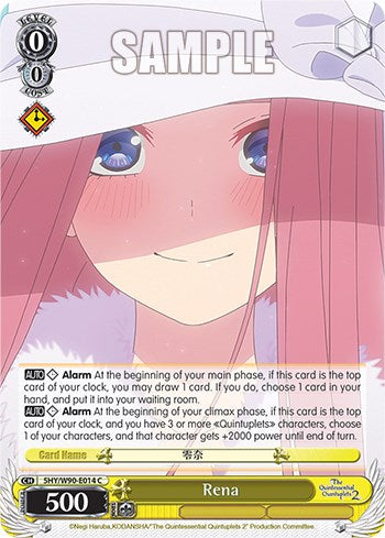 Rena (5HY/W90-E014 C) [The Quintessential Quintuplets 2] | Cracking-Singles