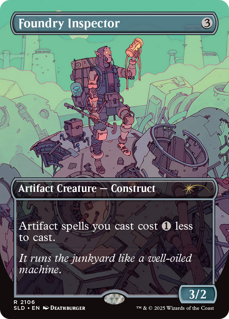 Foundry Inspector (Galaxy Foil) [Secret Lair Drop Series] | Cracking-Singles
