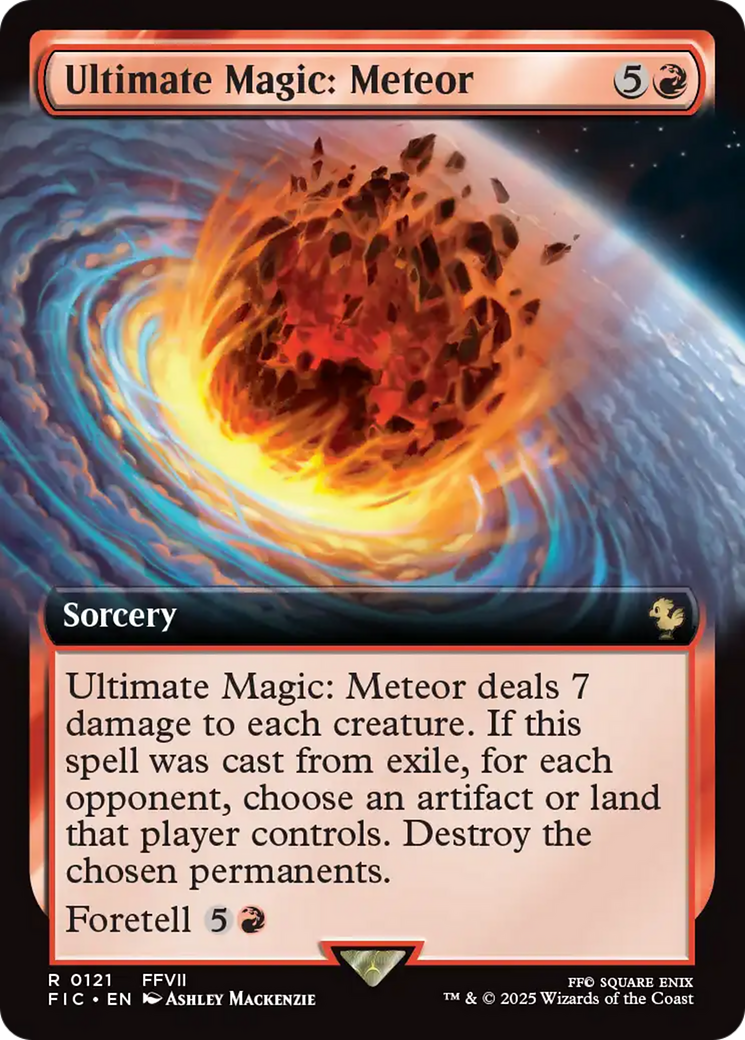 Ultimate Magic: Meteor (Extended Art) [FINAL FANTASY Commander] | Cracking-Singles