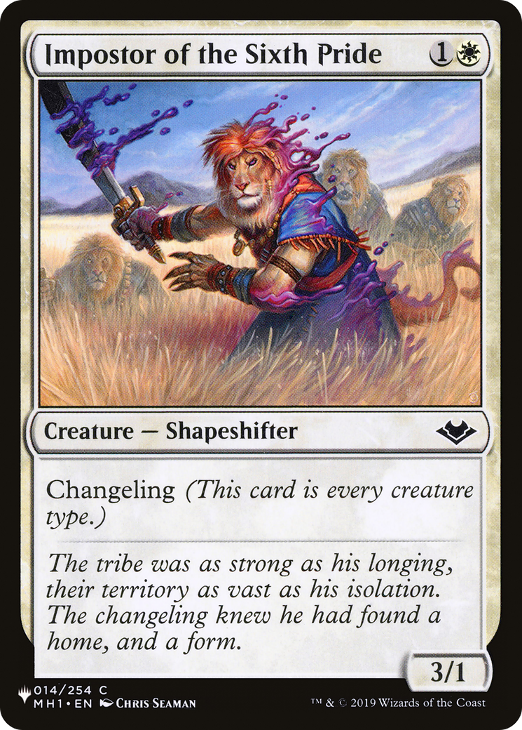 Impostor of the Sixth Pride [The List] | Cracking-Singles