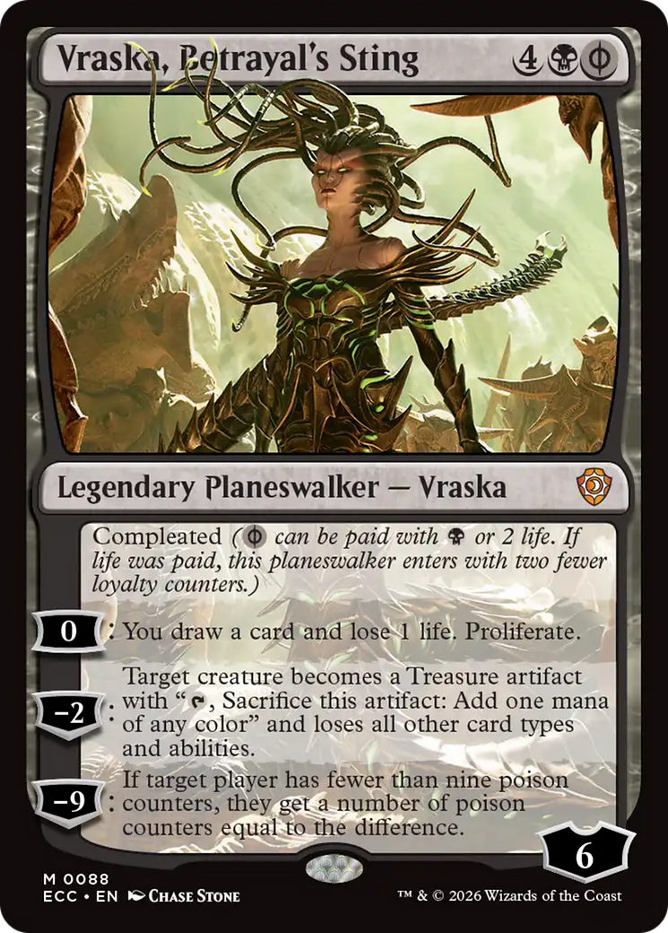 Vraska, Betrayal's Sting [Lorwyn Eclipsed Commander] | Cracking-Singles