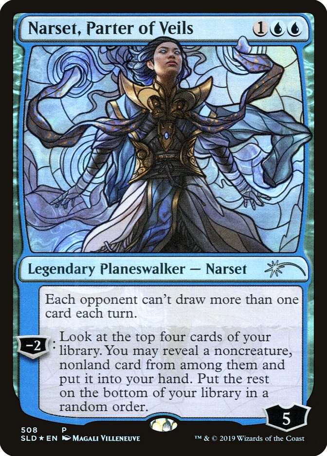 Narset, Parter of Veils (Stained Glass) [Secret Lair Drop Promos] | Cracking-Singles
