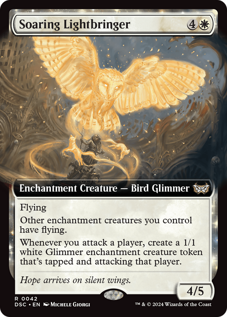 Soaring Lightbringer (Extended Art) [Duskmourn: House of Horror Commander] | Cracking-Singles