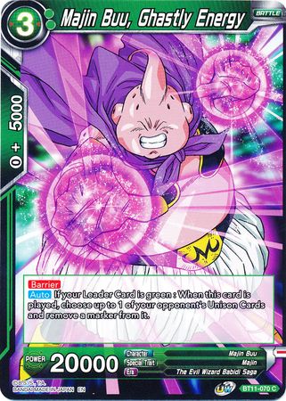Majin Buu, Ghastly Energy (BT11-070) [Vermilion Bloodline] | Cracking-Singles