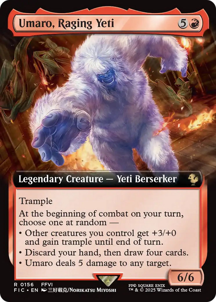 Umaro, Raging Yeti (Extended Art) [FINAL FANTASY Commander] | Cracking-Singles