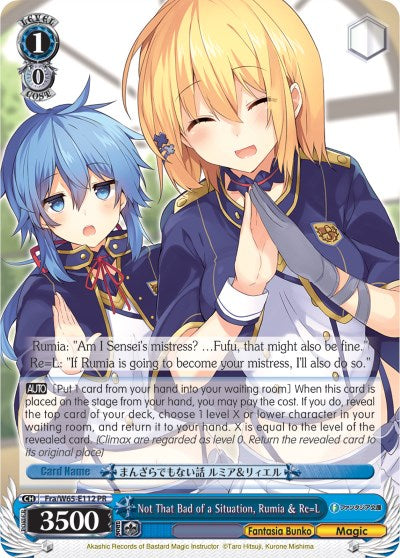 Not That Bad of a Situation, Rumia & Re=L (Fra/W65-E112 PR) [Fujimi Fantasia Bunko] | Cracking-Singles