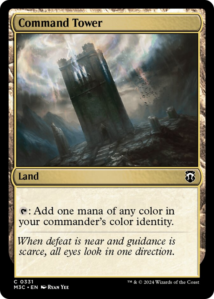 Command Tower (Ripple Foil) [Modern Horizons 3 Commander] | Cracking-Singles