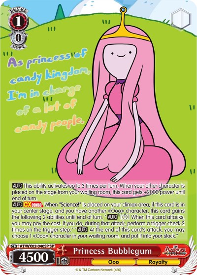 Princess Bubblegum (AT/WX02-040SP SP) [Adventure Time] | Cracking-Singles