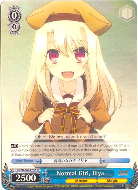 Normal Girl, Illya (PI/EN-S04-E050 U) [Fate/kaleid liner PRISMA ILLYA DX] | Cracking-Singles