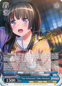 "Pure Enthusiasm" Rinko Shirokane (BD/W54-E069SPa SP) [BanG Dream! Girls Band Party!] | Cracking-Singles