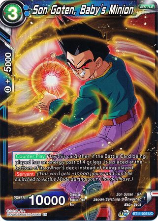 Son Goten, Baby's Minion (BT11-036) [Vermilion Bloodline 2nd Edition] | Cracking-Singles