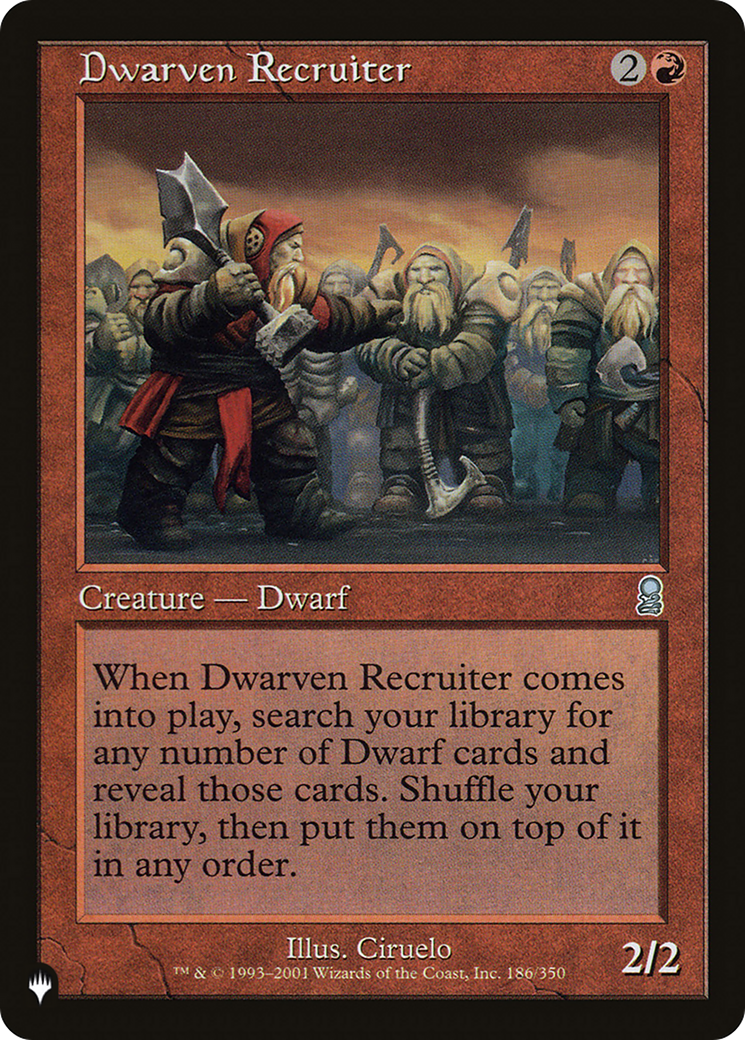 Dwarven Recruiter [The List] | Cracking-Singles