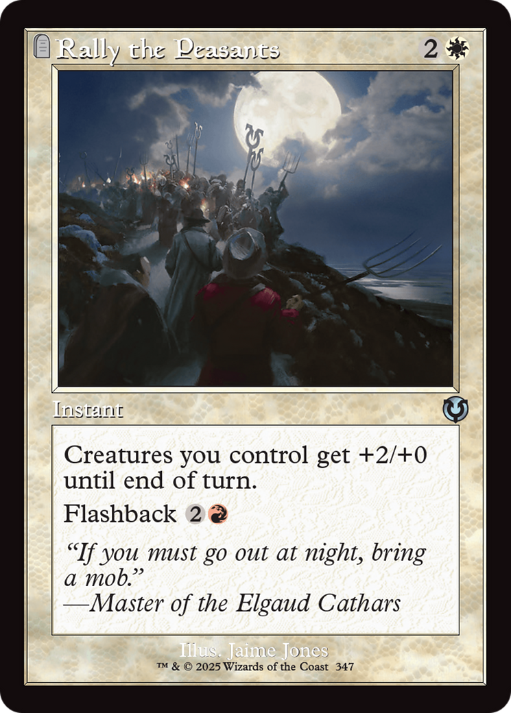 Rally the Peasants (Retro Frame) [Innistrad Remastered] | Cracking-Singles