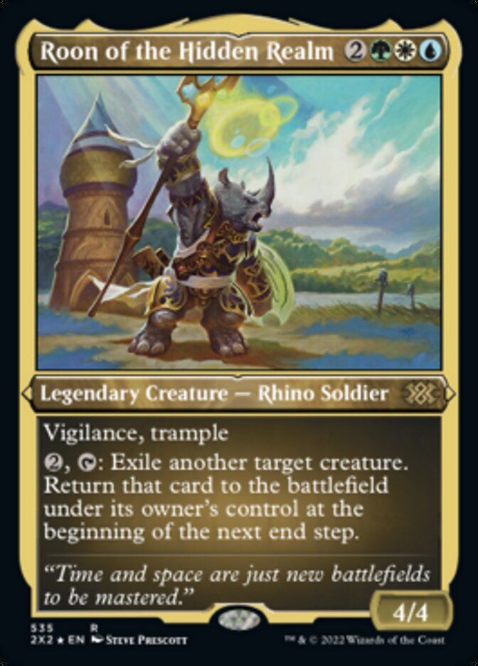 Roon of the Hidden Realm (Foil Etched) [Double Masters 2022] | Cracking-Singles