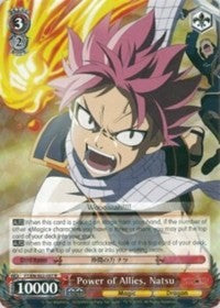 Power of Allies, Natsu (FT/EN-S02-057 R) [Fairy Tail ver.E] | Cracking-Singles