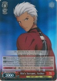 Rin's Servant, Archer (FS/S34-E056S SR) [Fate/Stay Night [Unlimited Blade Works]] | Cracking-Singles