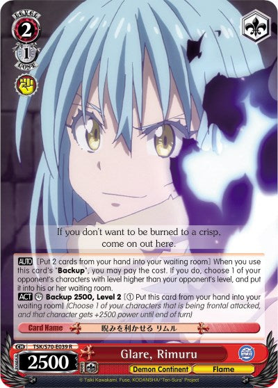 Glare, Rimuru (TSK/S70-E039 R) [That Time I Got Reincarnated as a Slime] | Cracking-Singles