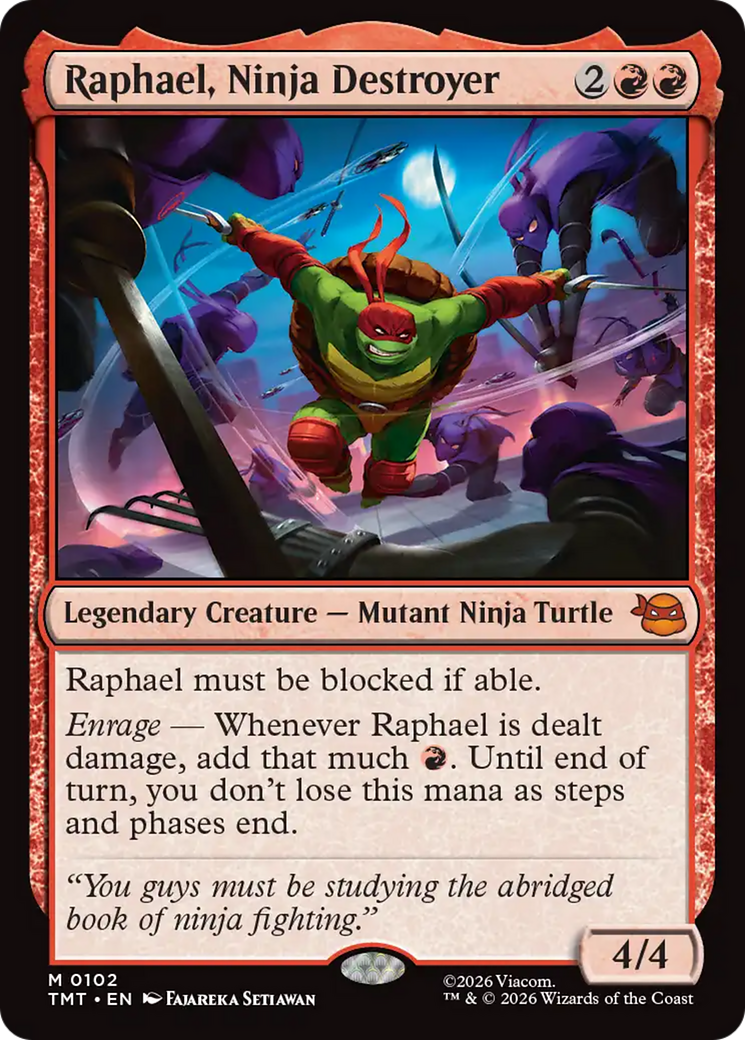 Raphael, Ninja Destroyer [Teenage Mutant Ninja Turtles] | Cracking-Singles