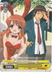 Mikuru & Kyon Trying Too Hard (SY/W08-E017 C) [The Melancholy of Haruhi Suzumiya] | Cracking-Singles