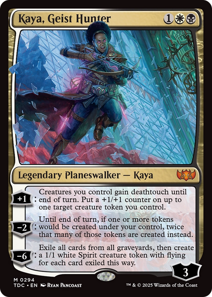 Kaya, Geist Hunter [Tarkir: Dragonstorm Commander] | Cracking-Singles