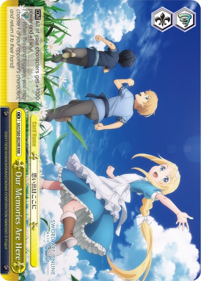 Our Memories Are Here (SAO/S80-E029R RRR) [Sword Art Online -Alicization- Vol.2] | Cracking-Singles