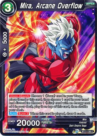 Mira, Arcane Overflow (BT11-138) [Vermilion Bloodline] | Cracking-Singles
