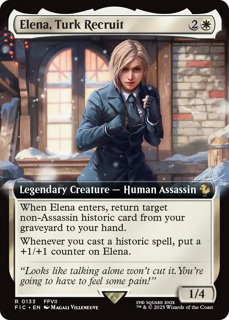 Elena, Turk Recruit (Extended Art) [FINAL FANTASY Commander] | Cracking-Singles