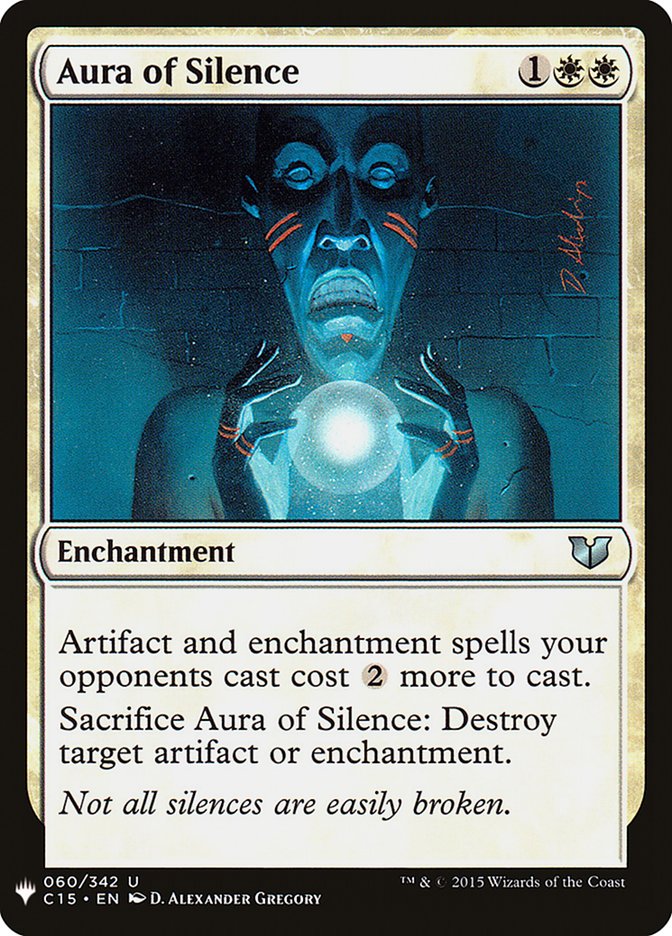 Aura of Silence [Mystery Booster] | Cracking-Singles