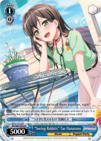 "Seeing Rabbits" Tae Hanazono (BD/W63-E079 R) [BanG Dream! Girls Band Party! Vol.2] | Cracking-Singles