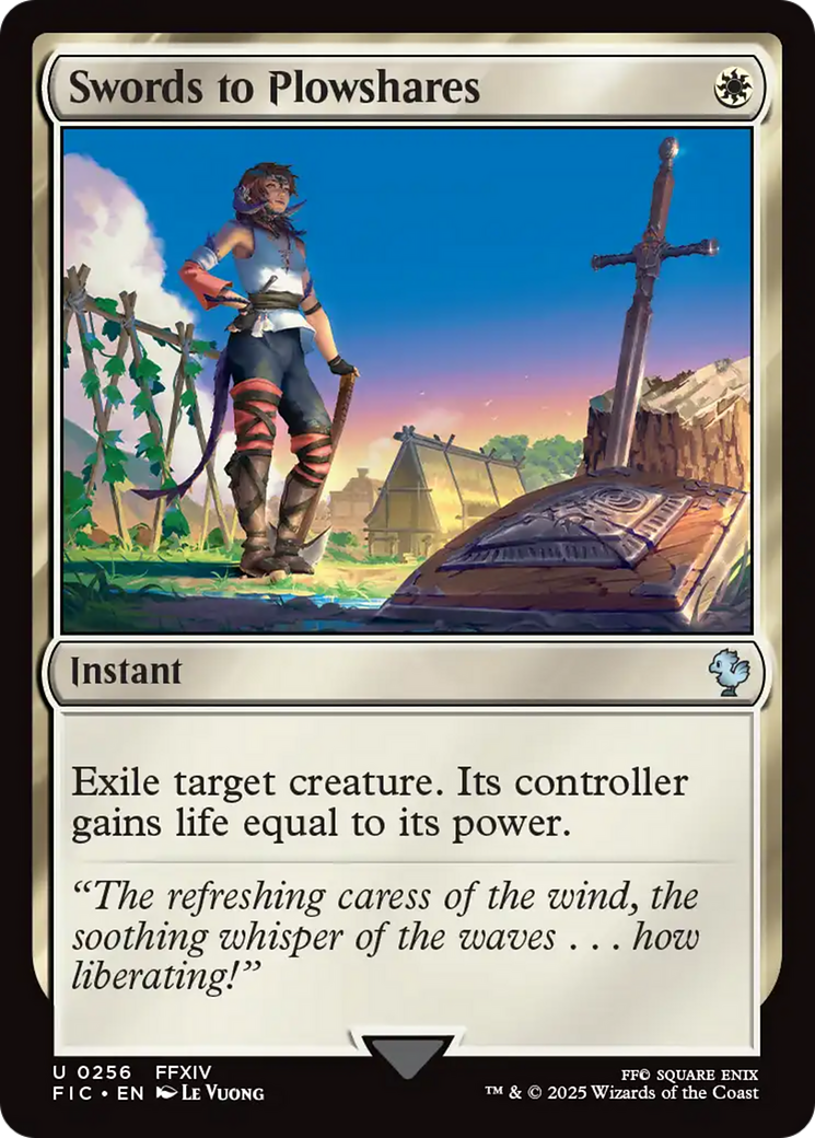 Swords to Plowshares [FINAL FANTASY Commander] | Cracking-Singles