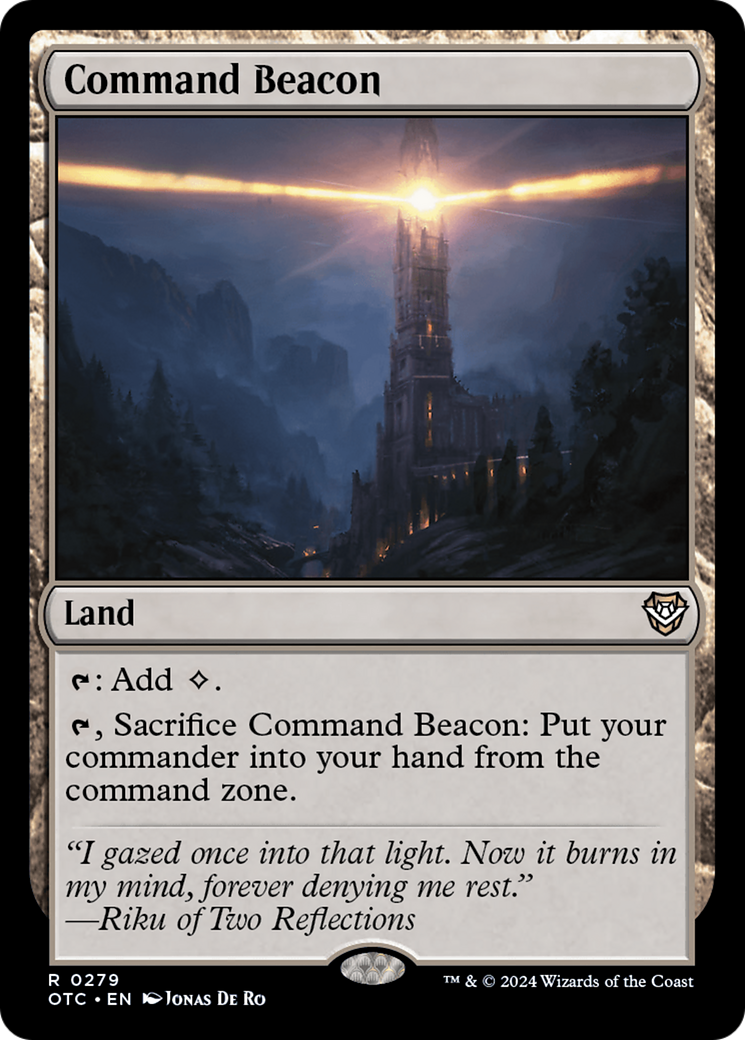 Command Beacon [Outlaws of Thunder Junction Commander] | Cracking-Singles