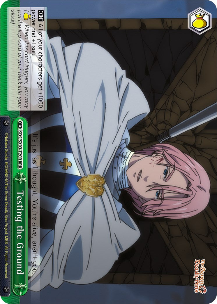 Testing the Ground (SDS/SX03-T20R RRR) [The Seven Deadly Sins] | Cracking-Singles