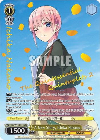 A New Story, Ichika Nakano (5HY/W90-PE02S PR) [The Quintessential Quintuplets 2] | Cracking-Singles