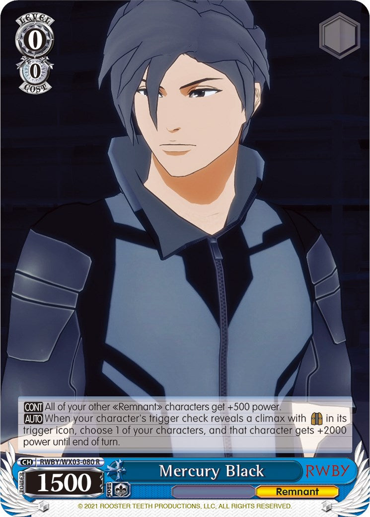 Mercury Black (RWBY/WX03-080 R) [RWBY] | Cracking-Singles