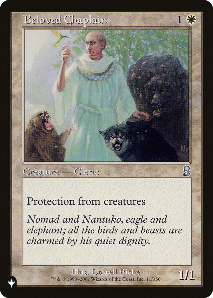 Beloved Chaplain [The List] | Cracking-Singles