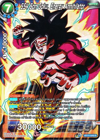SS4 Son Goku, Energy Annihilator (BT11-049) [Vermilion Bloodline 2nd Edition] | Cracking-Singles
