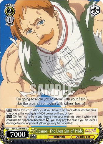 Escanor: The Lion Sin of Pride [The Seven Deadly Sins: Revival of The Commandments] | Cracking-Singles