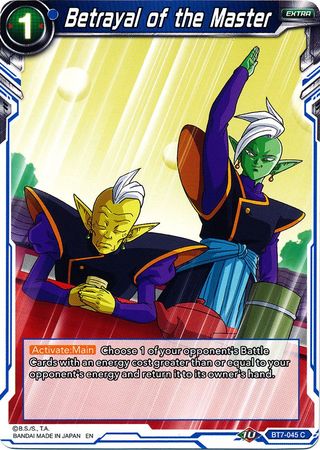 Betrayal of the Master (BT7-045) [Assault of the Saiyans] | Cracking-Singles
