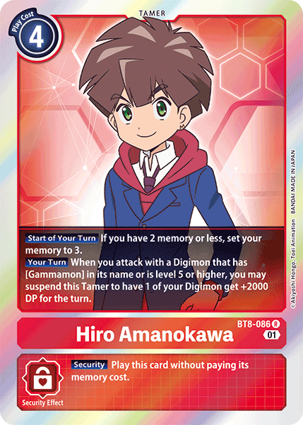 Hiro Amanokawa [BT8-086] [New Awakening] | Cracking-Singles