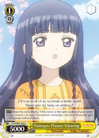 Tomoyo: Flower Viewing (CCS/WX01-023 C) [Cardcaptor Sakura: Clear Card] | Cracking-Singles