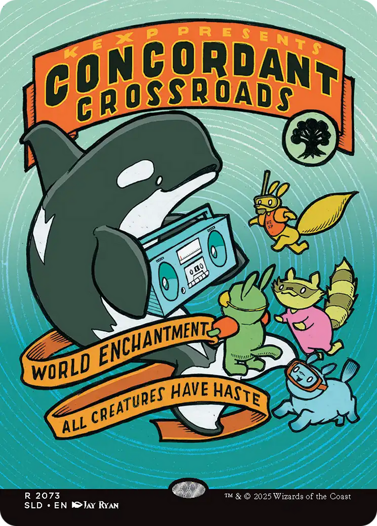 Concordant Crossroads (2073) (Rainbow Foil) [Secret Lair Drop Series] | Cracking-Singles