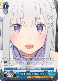 Kind Elder Sister, Emilia (RZ/S55-E087 C) [Re:ZERO Vol.2] | Cracking-Singles