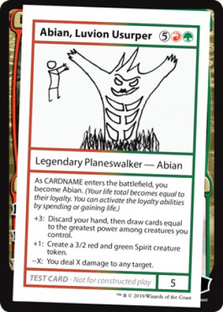 Abian, Luvion Usurper (2021 Edition) [Mystery Booster Playtest Cards] | Cracking-Singles