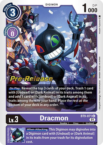 Dracmon [BT9-071] [X Record Pre-Release Promos] | Cracking-Singles