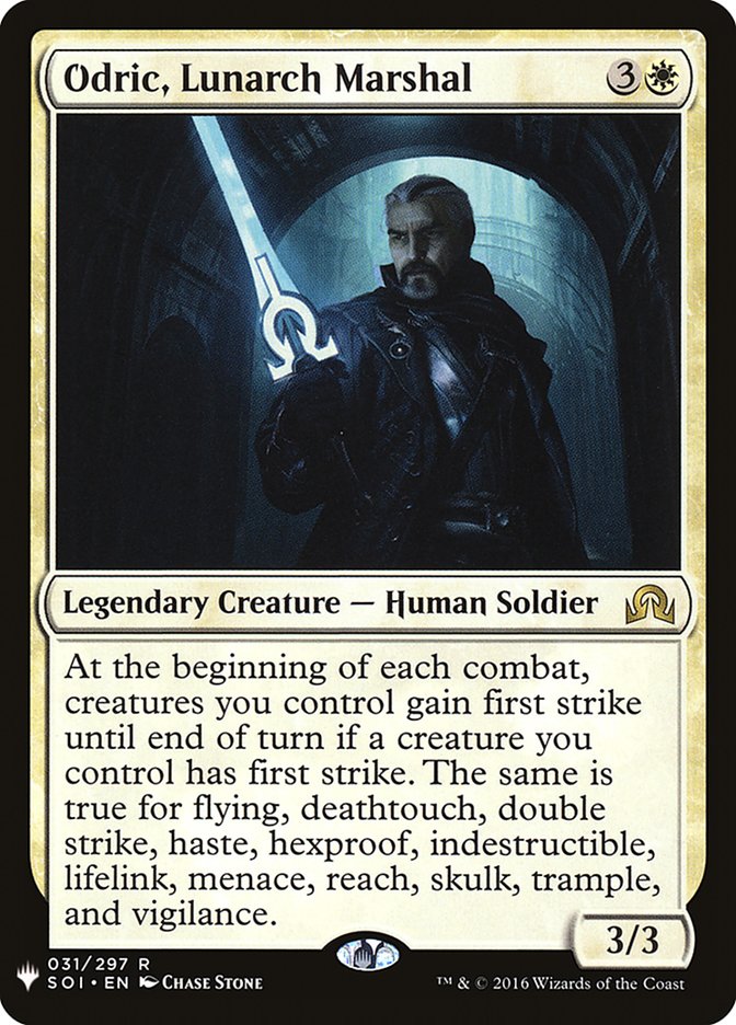 Odric, Lunarch Marshal [The List] | Cracking-Singles
