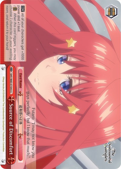 Source of Discomfort (5HY/W83-E104 CC) [The Quintessential Quintuplets] | Cracking-Singles